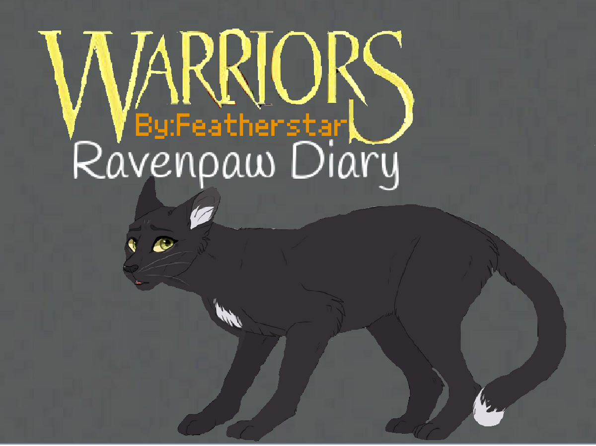 warriors cat stuff — falkarth-art: A quick Ravenpaw, perhaps he's