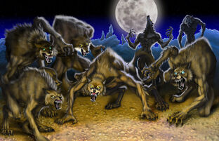 Silverback werewolves by mattroper-d37ucbt