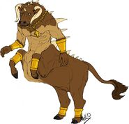 Minocentaur (Minotaur + Centaur)