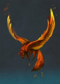 Fiery winged Fox