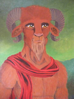 Portrait of a satyr by olanatungee-d4tw025-1-