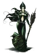 640x827 11409 Paizo realm of the fellnight queen 1 2d illustration girl woman witch portrait fantasy picture image digital art