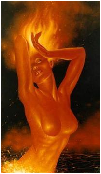Fire-demoness