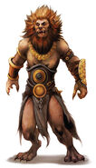 Agathion Leonal by Eva Widermann-D&D 3ed (2011-01) Paizo Publishing Pathfinder - Pathfinder Roleplaying Game, Bestiary 2