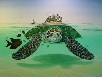 giant turtle island mythology