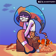 “I just wanna wiggle my fins back to my reef! Is that so much to ask?!”
