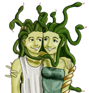 Ophicles and his fraternal twin sister, Ophimedusa...