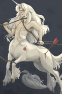 “Ouch that’s hurt! I’m not a cute unitaur anymore!!…”