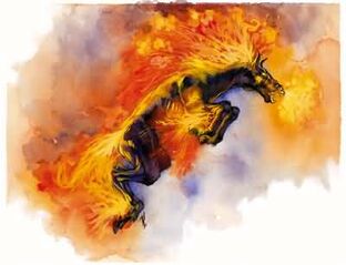 Flaming Horse