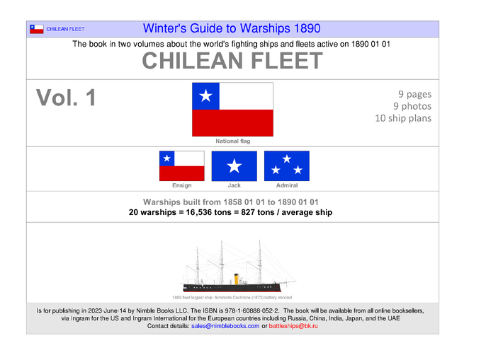 Chilean fleet 1890
