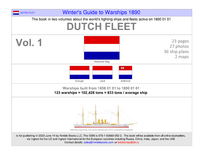 Dutch fleet 1890