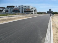 Budowa arterii na wysokości ul. Oś Królewska (06.2010) – widok na południe