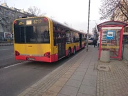 218 (Krolikarnia).jpg (7,62 MB) Autobus Solaris Urbino 15 na linii 218 na krańcu Królikarnia (2015)