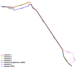 Warianty tramwaju do Wilanowa