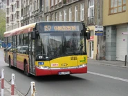 Autobus linii 157 na ul. Żelaznej