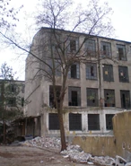 Budynek od podwórka, grudzień 2009