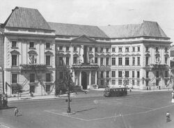 Palac Jablonowskich Przebudowa