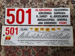 501 (tablice, 2002, 2006)