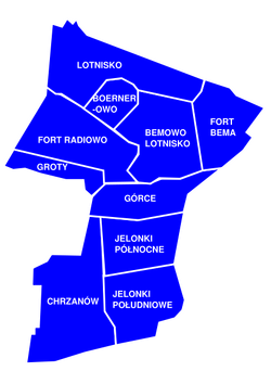 Podział Bemowa na obszary 