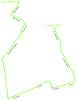 Trasa nowej linii 11