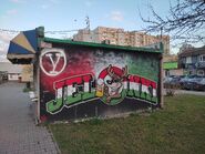 Graffiti na ulicy Czumy