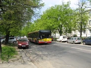 Ulica Paryska przed przebudową (2008)