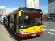 Autobus Solaris Urbino 18 na linii 522 na przystanku Centrum (2014)