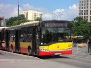 Autobus Solaris Urbino 12 na linii 165 na pętli Metro Wilanowska (2011)