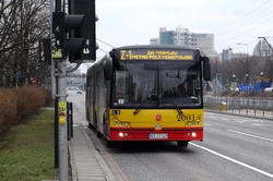 Autobus  na linii Z-1 na 