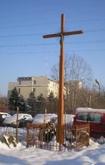 Krzyż przydrożny na rogu ul. Puławskiej