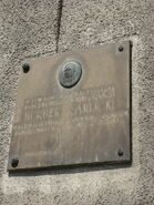 Tablica upamiętniająca Norberta Barlickiego