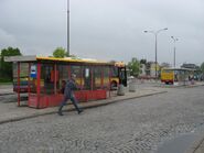 Pętla autobusowa przed remontem