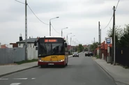 Autobus Solaris Alpino 8,6 na linii 204 na ul. Juranda ze Spychowa