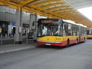 Autobus Solaris Urbino 18 na linii 525 na pętli Dw. Centralny (2013)