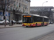 Autobus MAN Lion's City G na linii 509 na ul. Jagiellońskiej (2011)