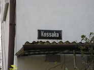 Stara tabliczka z nazwą ulicy Kossaka