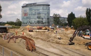 Pętla Służewiec podczas przebudowy (14.07.2010)