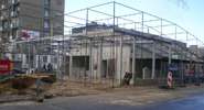 Południowy pawilon wejściowy (w budowie – 01.2008)