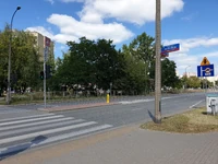 Skrzyżowanie z ul. Andriollego (2020)