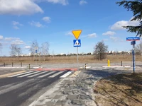 Skrzyżowanie z ul. Popiołka (2021)
