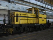 Spalinowa lokomotywa do przetaczania wagonów na STP