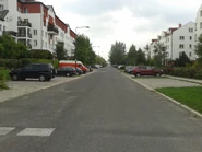 Ulica Mielczarskiego latem (rejon ul. Wilczy Dół)
