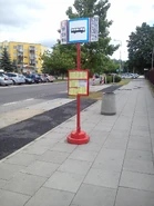 Przystanek nr 54 (2014 – w trakcie budowy linii tramwajowej)