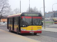 Autobus Solaris Urbino 15 na linii 136 na pętli Natolin Północny (2011)