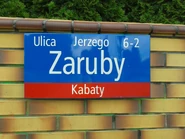 Tablica MSI z nazwą ulicy