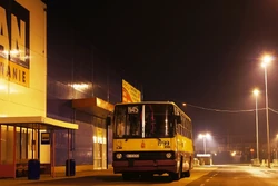 Autobus  na linii N45 na  ()