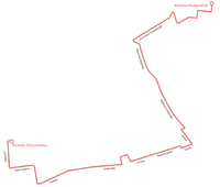 Ostatnia trasa zlikwidowanej linii 506