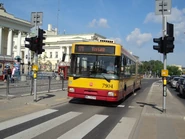 Autobus Jelcz M181M na linii „171” na przystanku Plac Bankowy (2011)