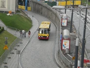 Remont Trasy W-Z, 2009: Autobus Z-2 na ulicy Grodzkiej