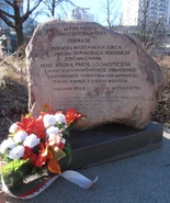 Kamień upamiętniający wydarzenia z 1904 roku